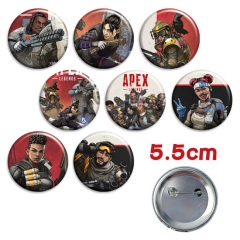 APEX英雄-D 动漫马口铁徽章（8个一套）5.5cm