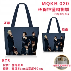 BTS 全彩环保拉链购物袋MQKB 020