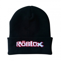 ROBLOX游戏毛线帽 刺绣针织帽 套头帽 学生嘻哈滑雪帽