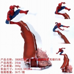 1比10 飞姿场景 蜘蛛侠 英雄归来 雕像 手办模型