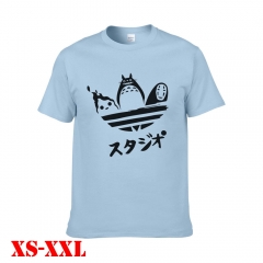2019外贸热卖动漫卡通 Totoro 龙猫新款可爱学生休闲个性纯棉T恤