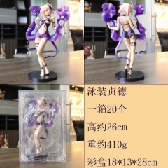 命运之夜FATE 宫川武 FGO 水着贞德 性感美少女 盒装手办摆件模型26CM 一箱20个 18X13X28CM