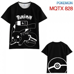 宠物小精灵  黑白线稿款T恤MQTX 828
