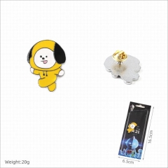 BTS防弹少年团BT21小狗胸针徽章