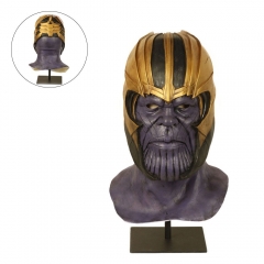 复仇者联盟4终局之战Thanos灭霸头盔款乳胶面具豪华版Cosplay道具