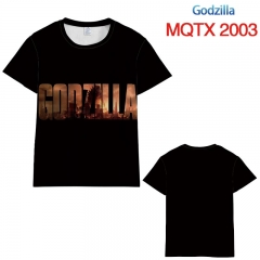 哥斯拉MQTX2003全彩印花短袖T恤-XXS-5XL共10个码
