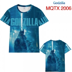 哥斯拉MQTX2006全彩印花短袖T恤-XXS-5XL共10个码