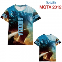 哥斯拉-MQTX-2012-全彩印花短袖T恤-XXS-5XL共10个码