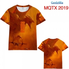 哥斯拉-MQTX-2019-全彩印花短袖T恤-XXS-5XL共10个码