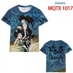 多罗罗动漫MQTX-1017-全彩印花短袖T恤-XXS-5XL共10个码