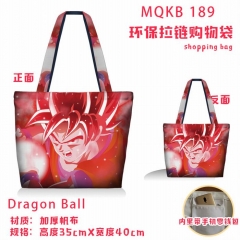七龙珠 MQKB189 全彩环保拉链购物袋单肩包挎包