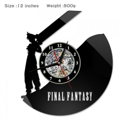 最终幻想01 创意挂画挂钟钟表（PVC材质）