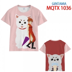 银魂MQTX 1036彩印花短袖T恤