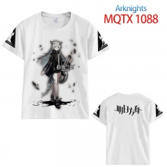 明日方舟 MQTX 1088欧码全彩印花短袖T恤