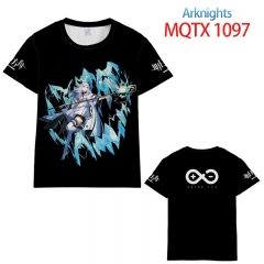 明日方舟 MQTX 1097欧码全彩印花短袖T恤