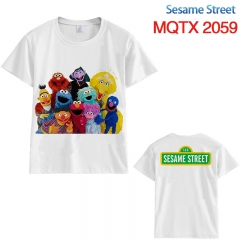 芝麻街MQTX2059 (2)全彩印花短袖T恤
