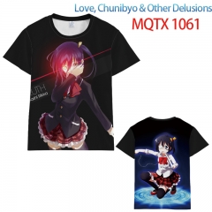 中二病也要谈恋爱 MQTX 1061全彩印花短袖T恤