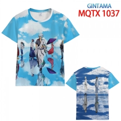 银魂MQTX 1037彩印花短袖T恤