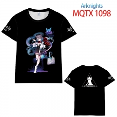 明日方舟 MQTX 1098欧码全彩印花短袖T恤