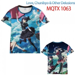 中二病也要谈恋爱 MQTX 1063全彩印花短袖T恤