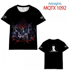 明日方舟 MQTX 1092欧码全彩印花短袖T恤