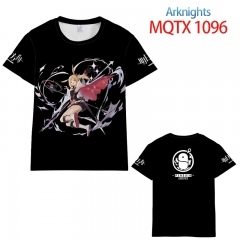 明日方舟 MQTX 1096欧码全彩印花短袖T恤