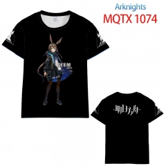 明日方舟 MQTX 1074欧码全彩印花短袖T恤