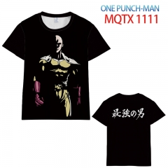 一拳超人 MQTX 1111欧码全彩印花短袖T恤