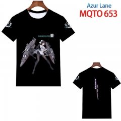 碧蓝航线MQTO 653 欧码全彩印花短袖T恤