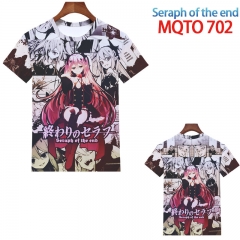 终结的炽天使 MQTO 702 欧码全彩印花短袖T恤