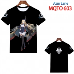 碧蓝航线MQTO 603 欧码全彩印花短袖T恤