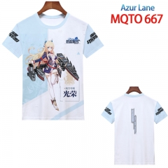 碧蓝航线MQTO 667 欧码全彩印花短袖T恤