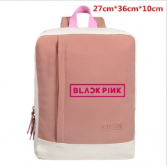 blackpink书包周边同款双肩包韩版休闲三色背包可爱女包学生书包