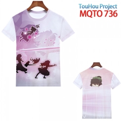 东方 Project MQTO 736  欧码全彩印花短袖T恤