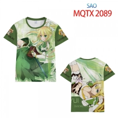 刀剑神域 MQTX2089 全彩印花短袖T恤-2XS-5XL共10个