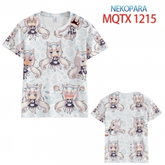 巧克力与香子兰 MQTX1215 全彩印花短袖T恤-2XS-5XL共10个