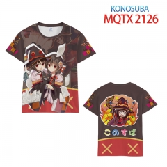 为美好的世界献上祝福 全彩印花短袖T恤 MQTX 2126