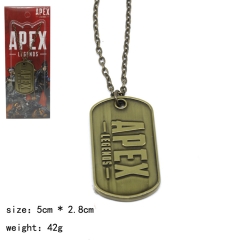 apex古铜色标志项链