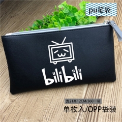 Bilibili 黑色PU笔袋