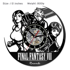 最终幻想02 动漫创意挂画挂钟钟表PVC材质(不配电池)40款