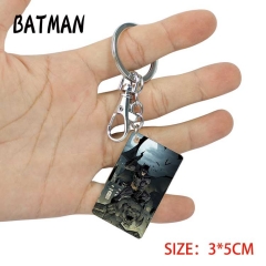复仇者联盟 蝙蝠侠 动漫亚克力彩图钥匙扣挂件