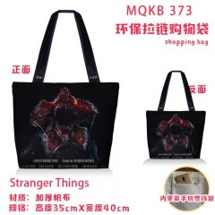 怪奇物语 全彩环保拉链购物袋单肩包挎包MQKB373