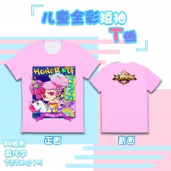 TZTX015-王者荣耀 游戏童款网眼T恤