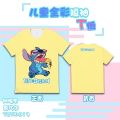 TZTX013-星际宝贝史迪仔 动漫童款网眼T恤