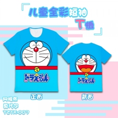 TZTX007-哆啦A梦 动漫童款网眼T恤