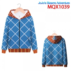 jojo 的奇妙冒险拉链贴袋卫衣MQX-1039