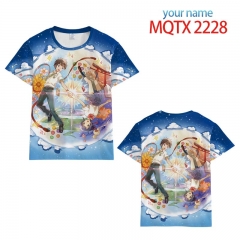你的名字数字印花 短袖t 恤MQTX-2228-1