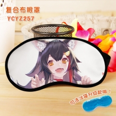 YCYZ257-ōkami Mio 虚拟偶像彩印复合布眼罩