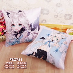 FBZ781-Shirakami Fubuki 虚拟偶像方抱枕