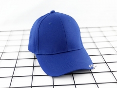 蓝色  BTS防弹少年团Jimin朴智旻suga闵玧其同款帽子两环个性鸭舌帽